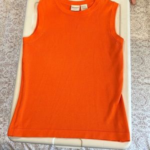 ORANGE SWEETER TANK